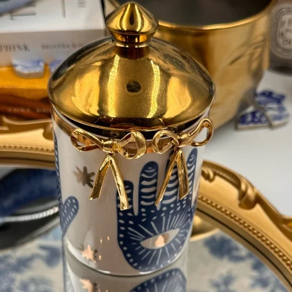 🆕 OSCAR DE LA RENTA 🧿 NWOT Runway Gold Bow Earrings - Picture 3 of 15